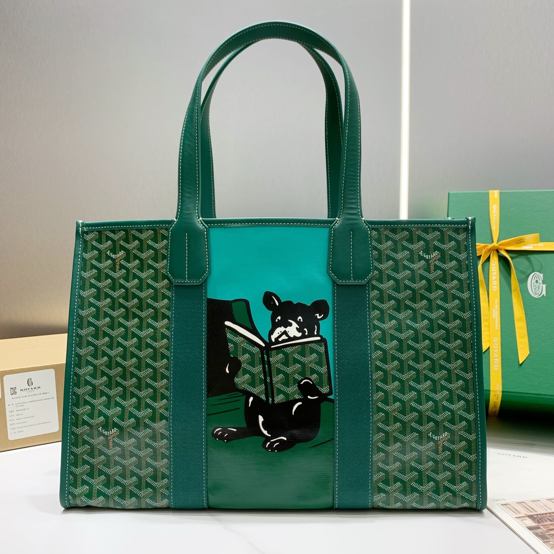 Villette Tote Bag MM In Green